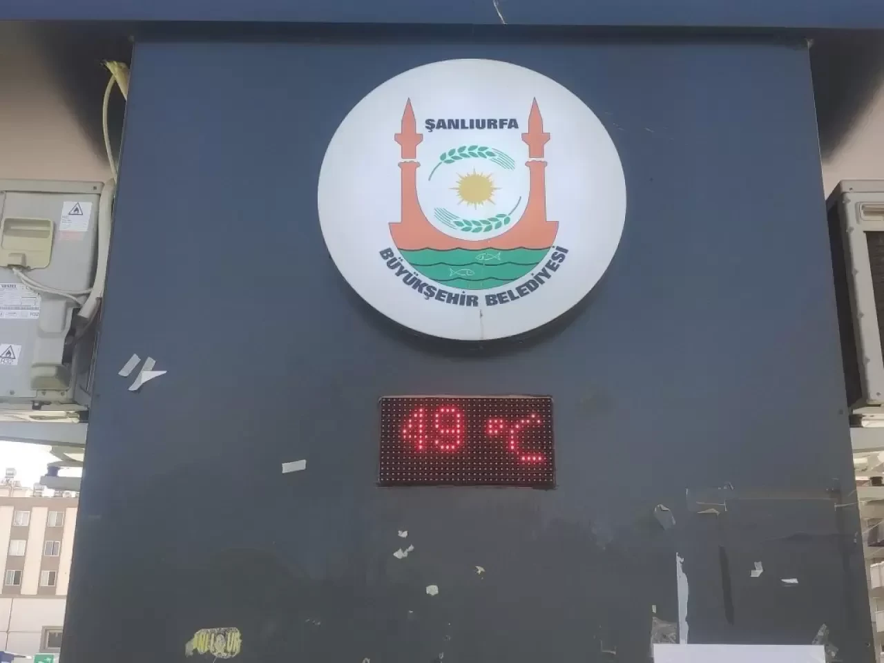 Şanlıurfa'da termometreler 49 dereceyi gösterdi