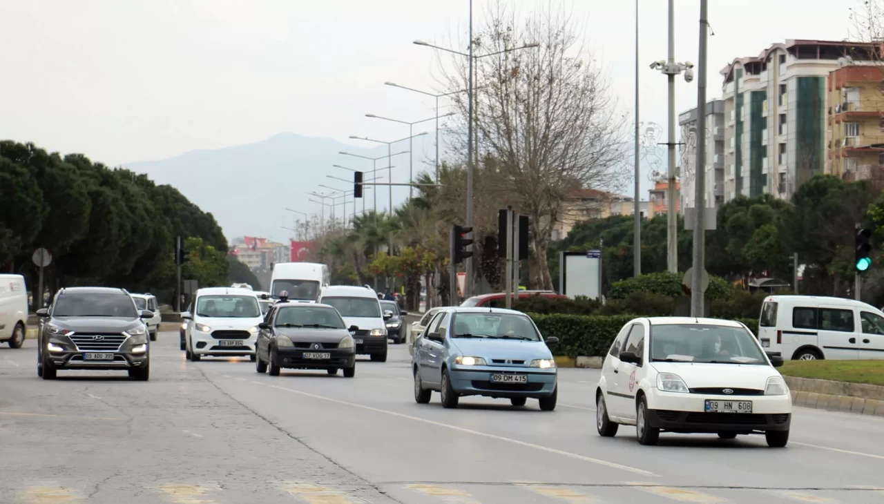 Aydın’da araç sayısı 649 bin oldu