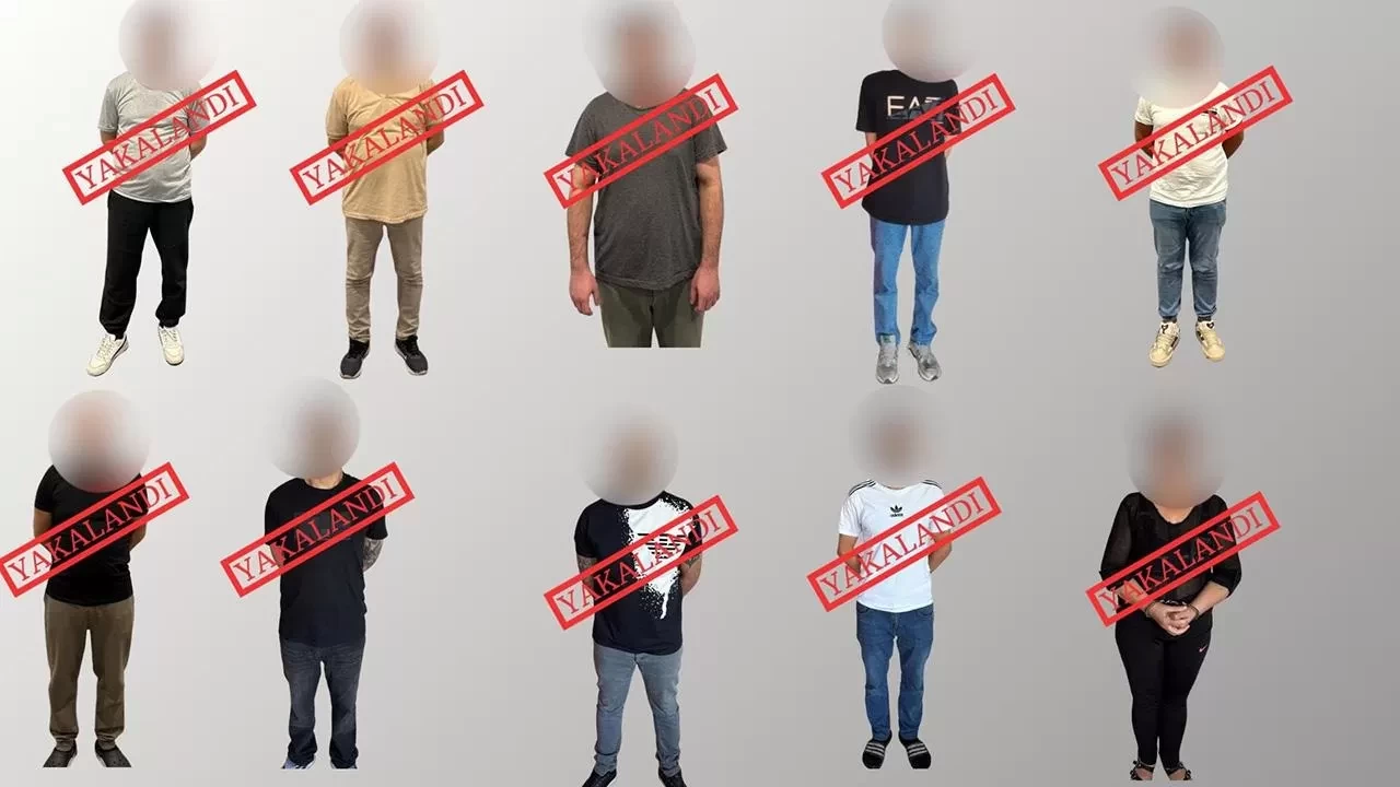 Bakan Yerlikaya paylaştı: Kırmızı bültenle ve ulusal seviyede aranan 10 kişi yakalandı!