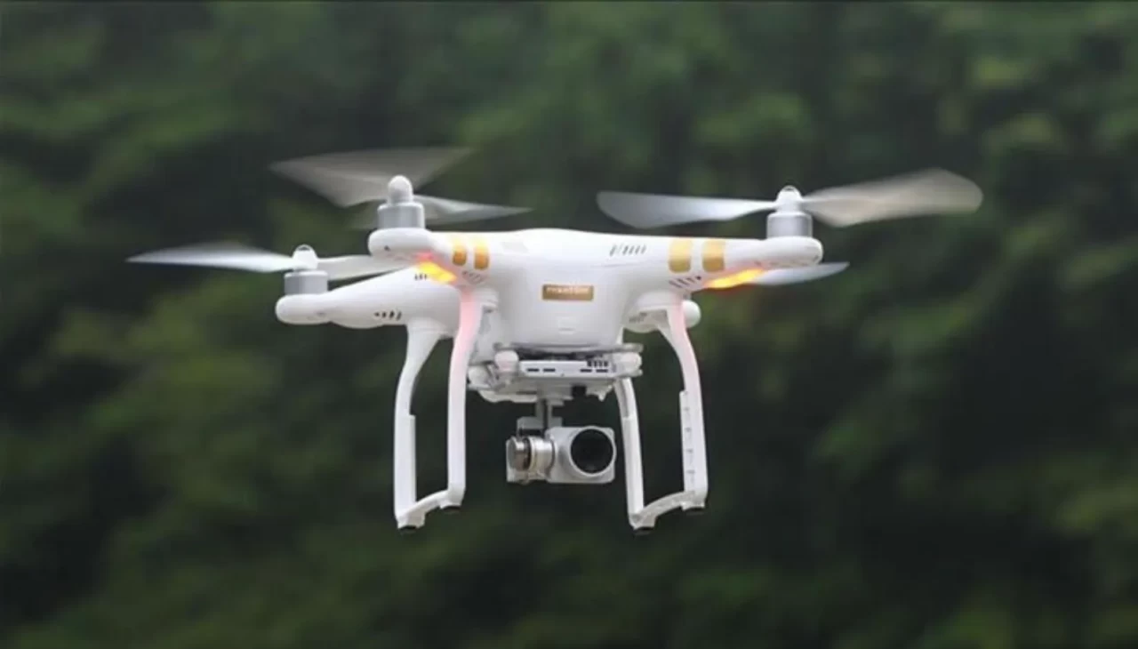 Kaçak elektrik denetimi yapan dron silahla vuruldu