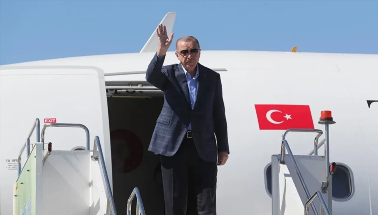 Cumhurbaşkanı Erdoğan, Çin'e gitti