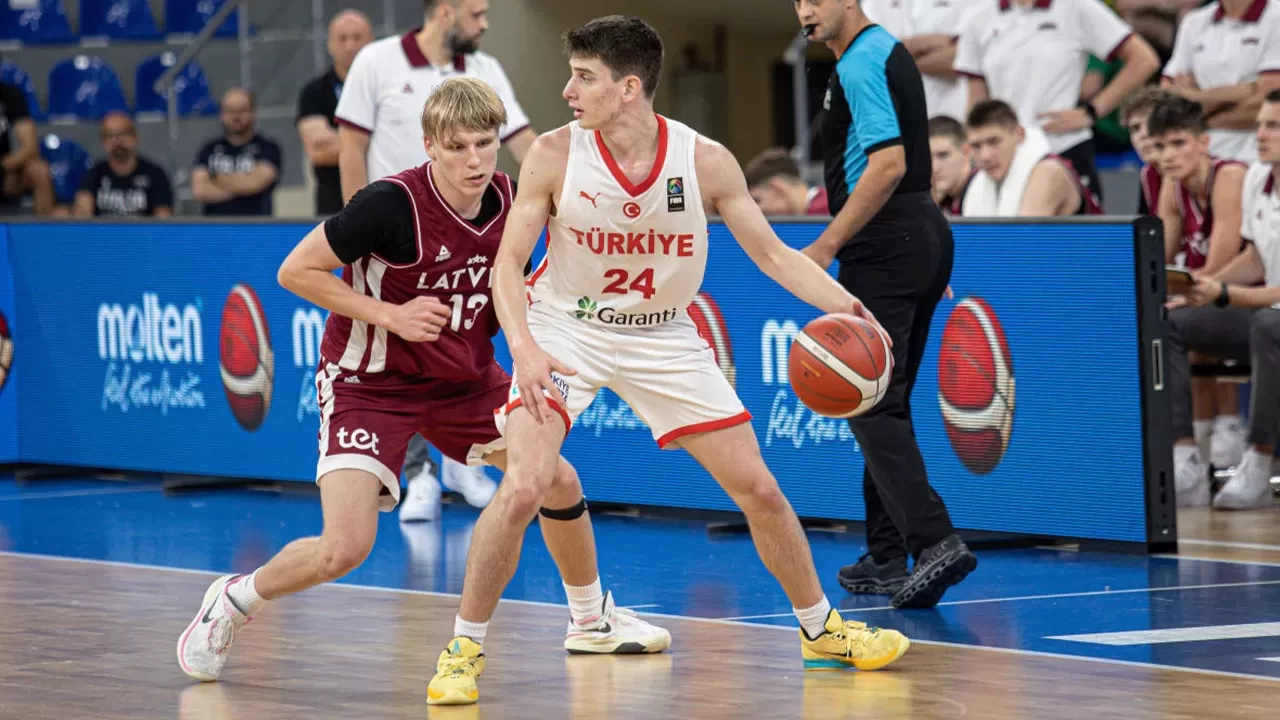 FIBA U16 Avrupa Şampiyonası’nda milliler, Letonya’ya mağlup oldu