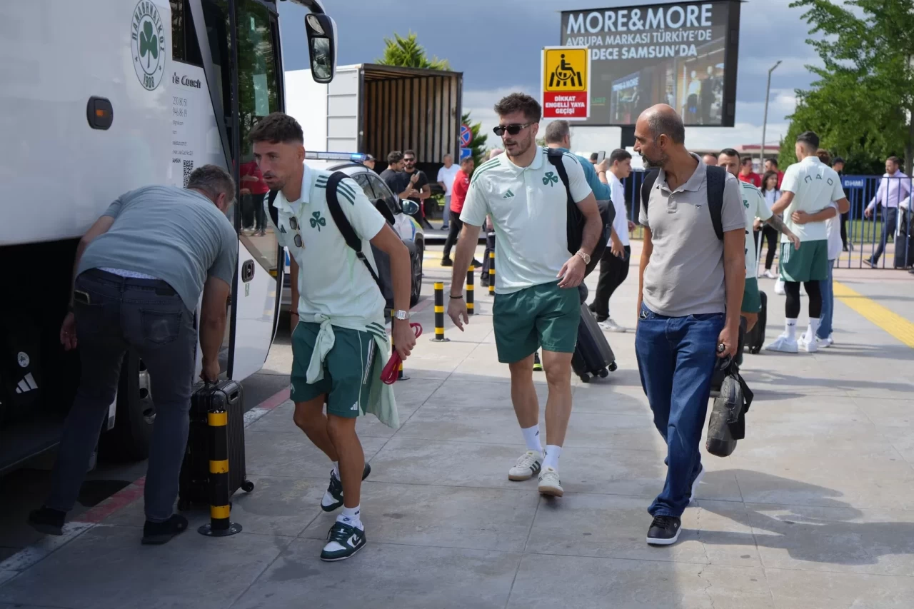 Panathinaikos, play-off maçı için Samsun'da