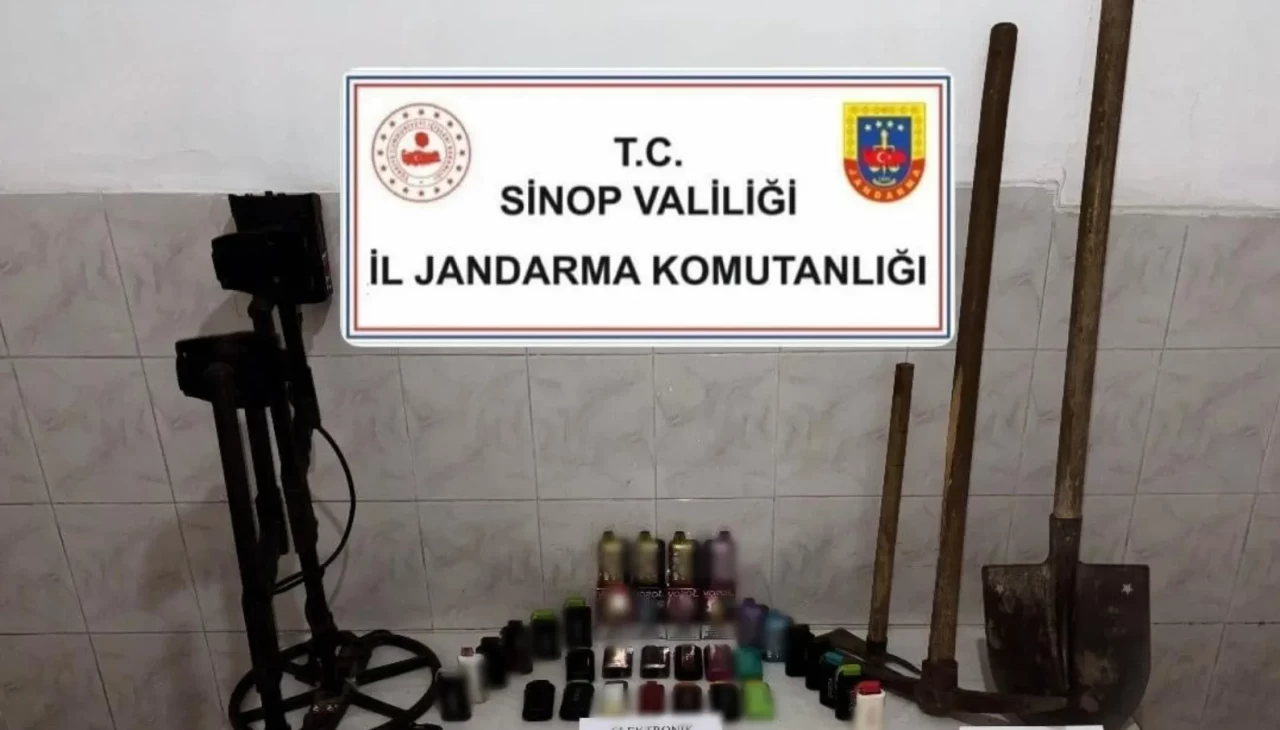 Sinop'ta tarihi eser kaçakçılığı operasyonu: 1 gözaltı