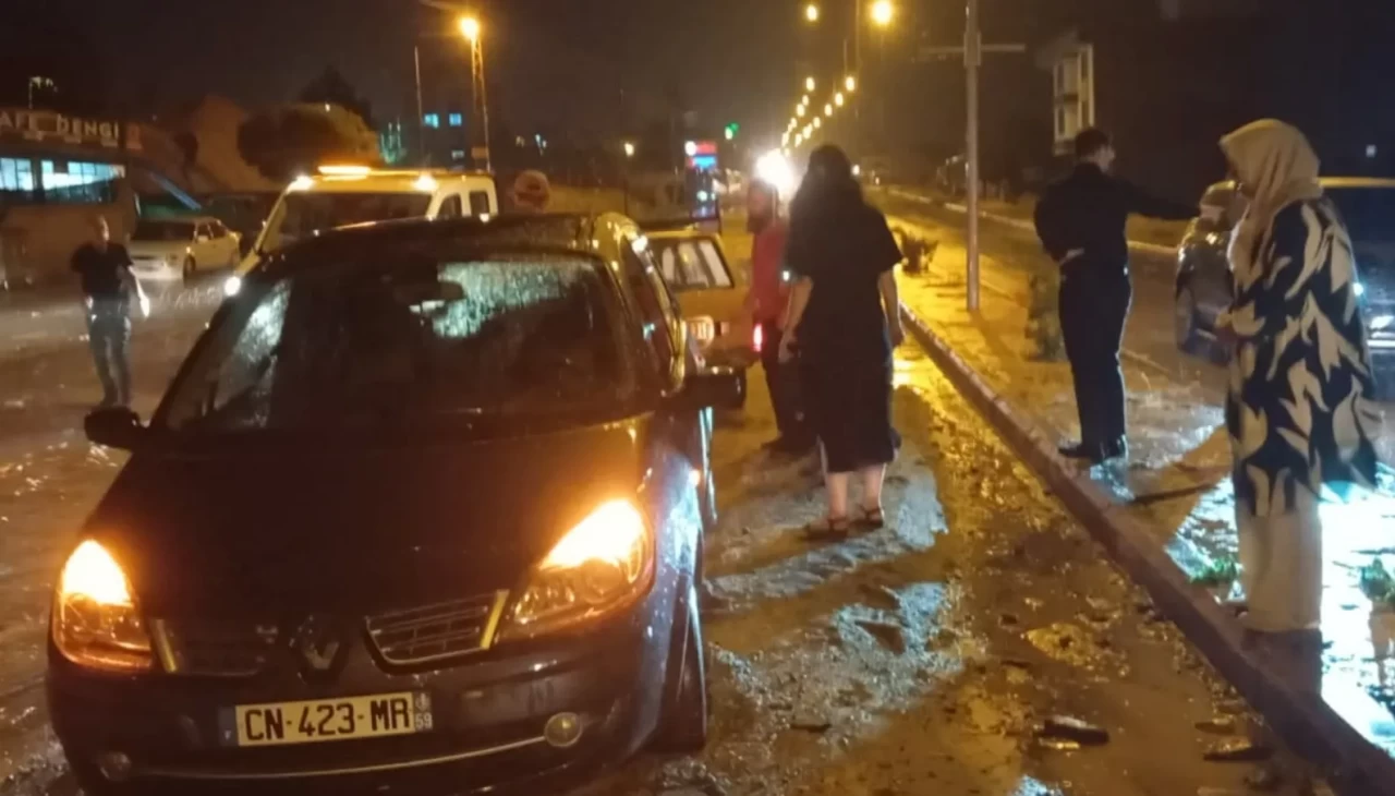 Konya'da etkili olan sağanak sele dönüştü