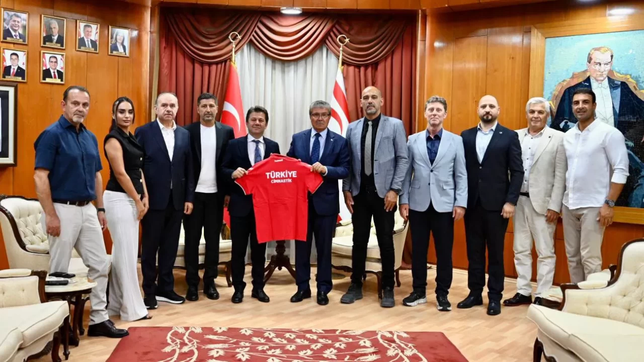 Türkiye Cimnastik Federasyonu heyetinden KKTC’de resmi ziyaretler