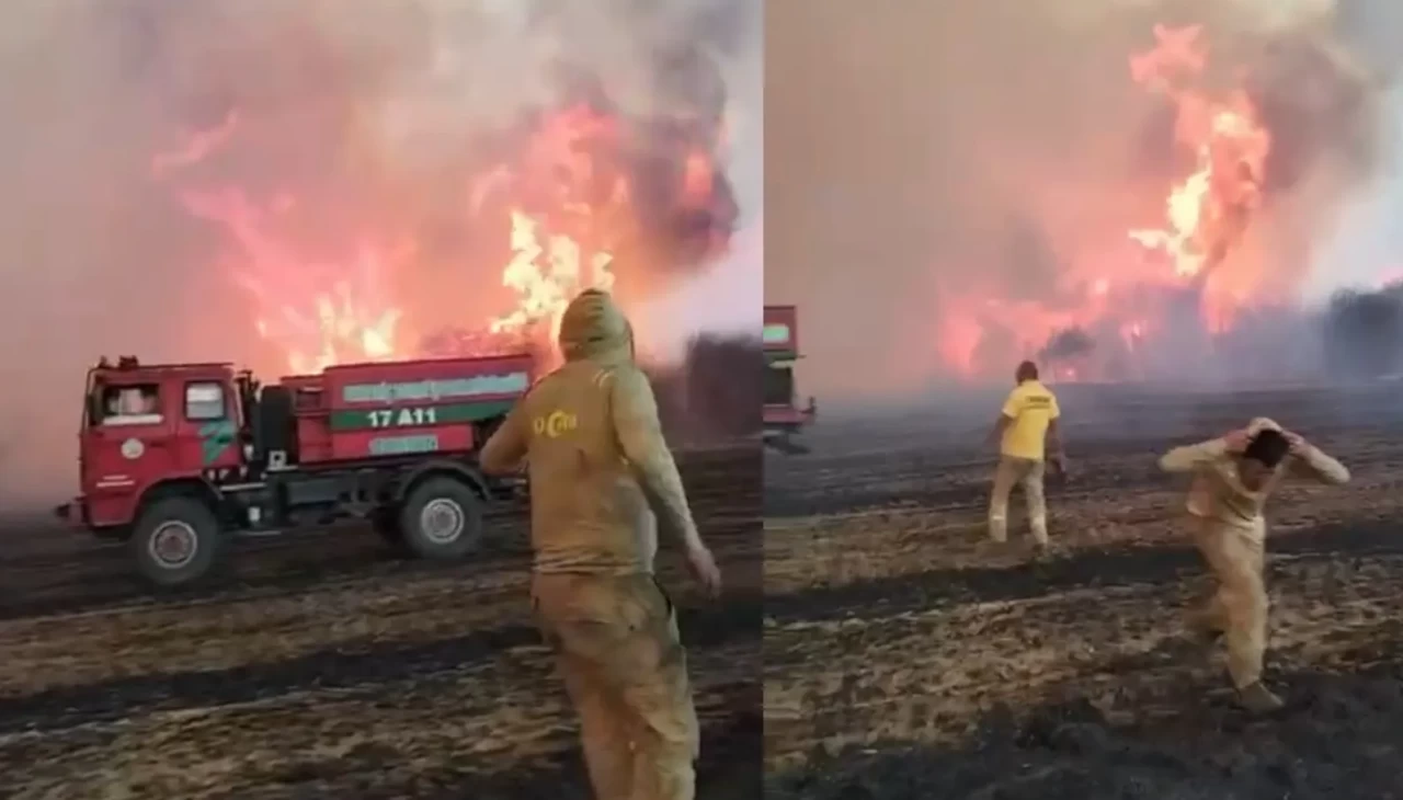 Gelibolu’da yangınla mücadele! Ekipler zor anlar yaşadı