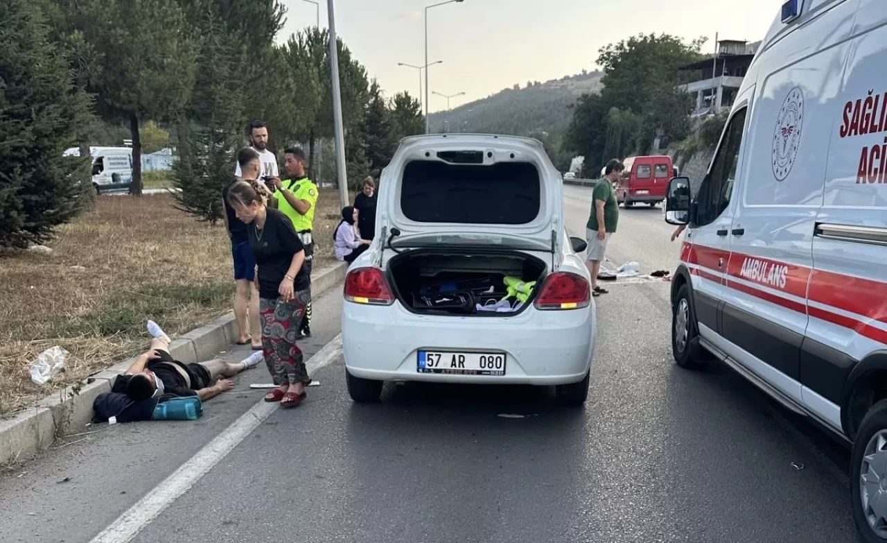 Samsun’da otomobil ile motorlu bisiklet çarpıştı: 1 ölü, 1 yaralı
