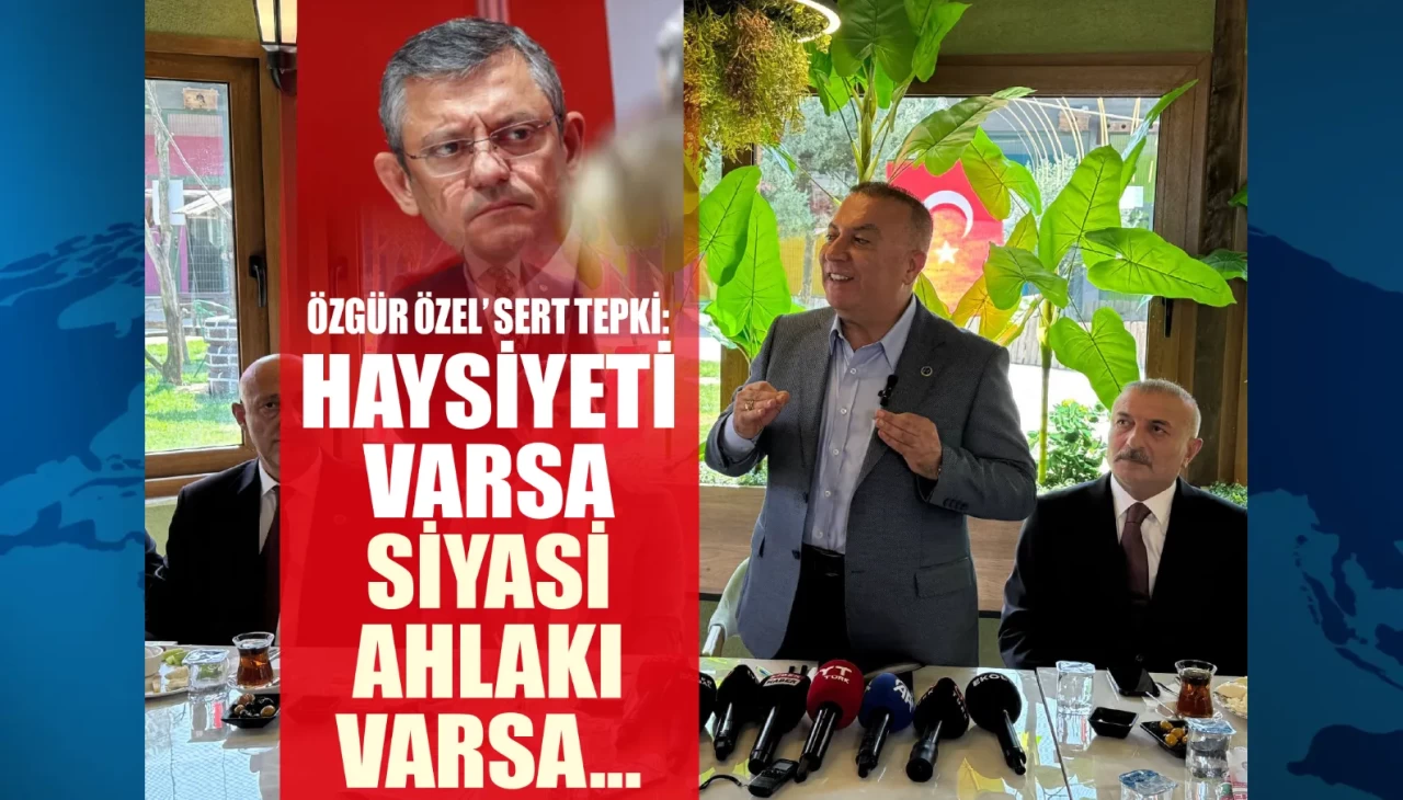 İzzet Ulvi Yönter'den, Özgür Özel'e sert tepki: Haysiyeti varsa, biraz siyasi ahlakı varsa...