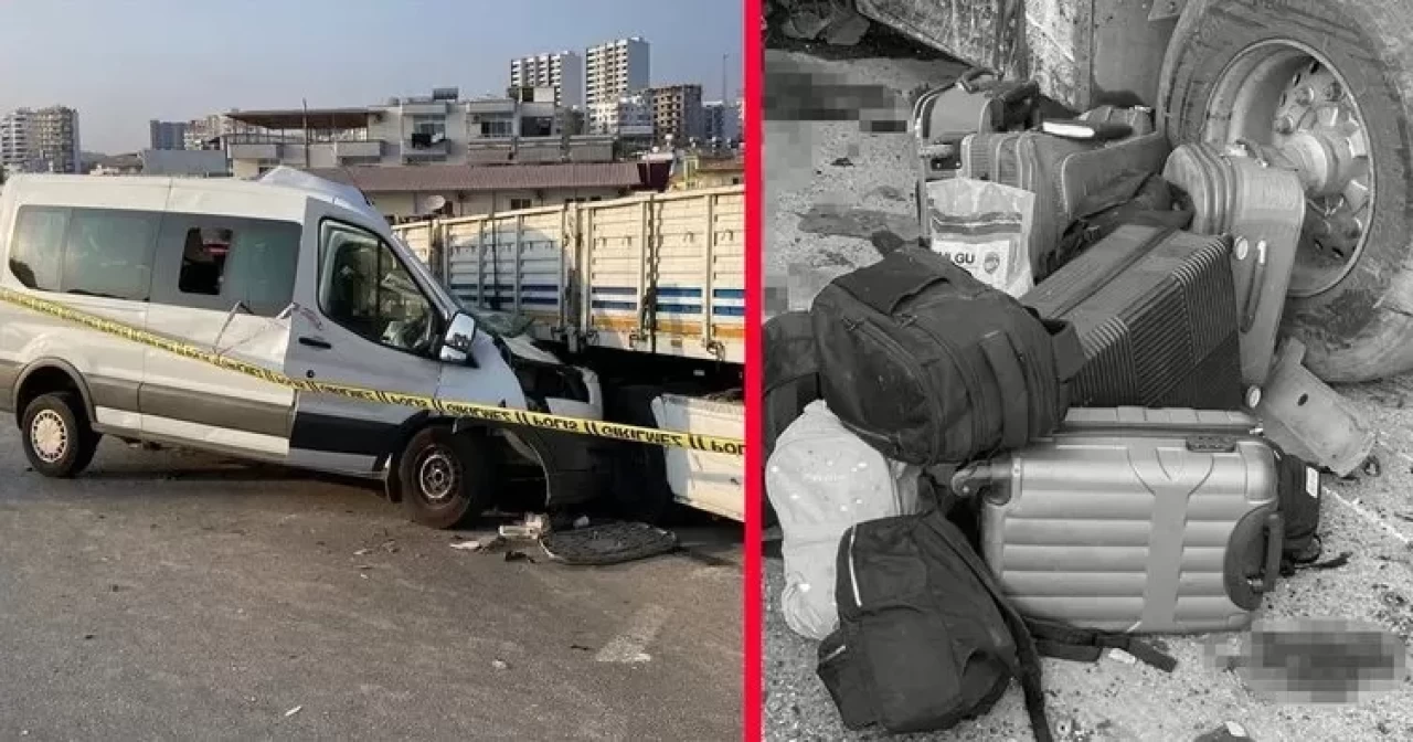 Mersin'den kahreden haber! Öğrencileri taşıyan minibüs kaza yaptı: Ölü ve yaralılar var
