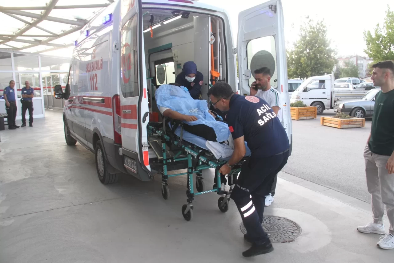 Konya'da aile içi tartışma kanlı bitti: Bir kişi silahla yaralandı