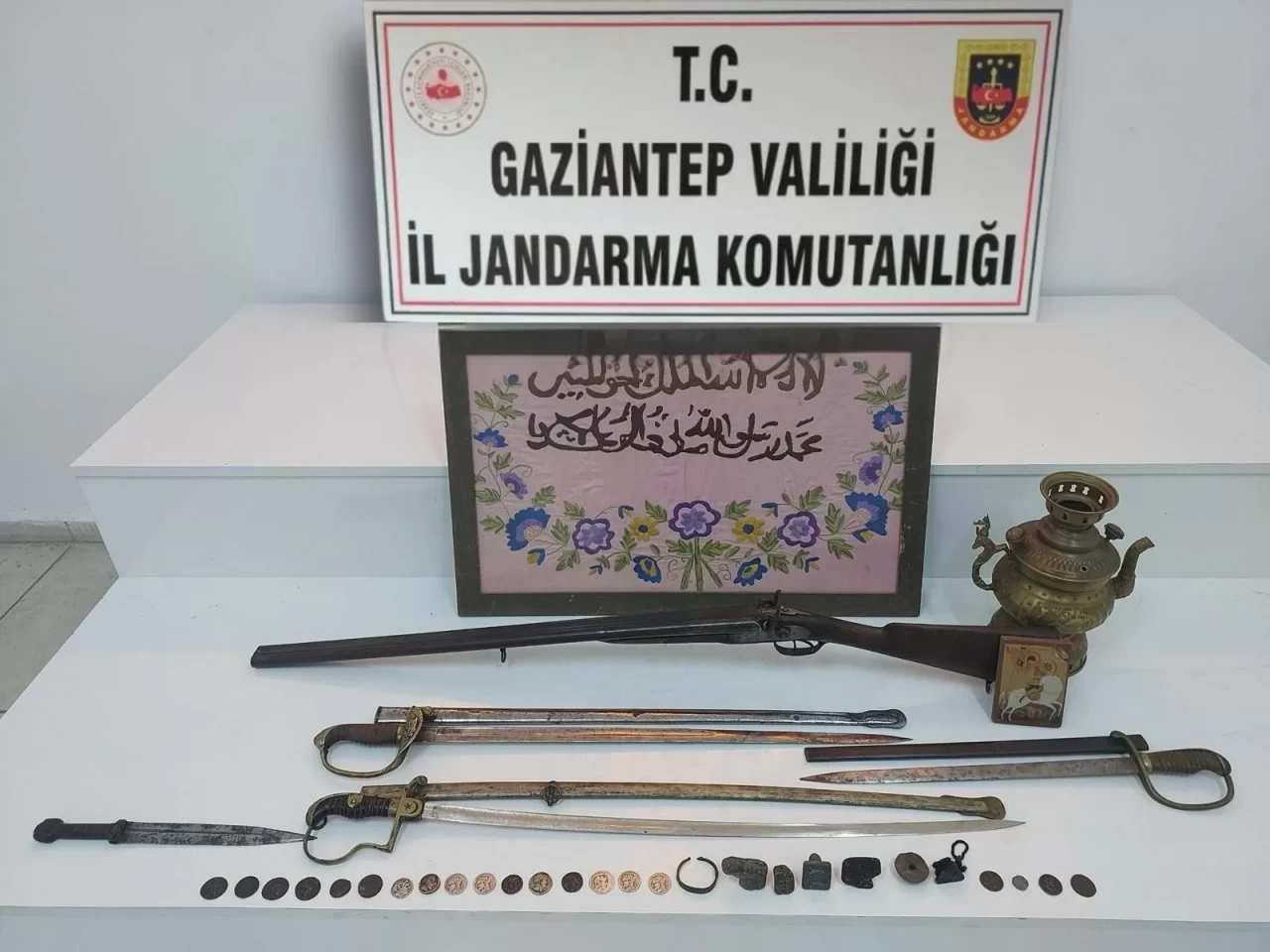 Gaziantep'te tarihi eser operasyonu: 1 gözaltı