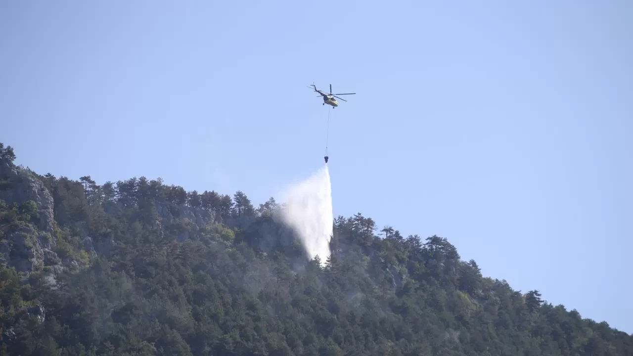 Sinop'taki orman yangını kontrol altına alındı