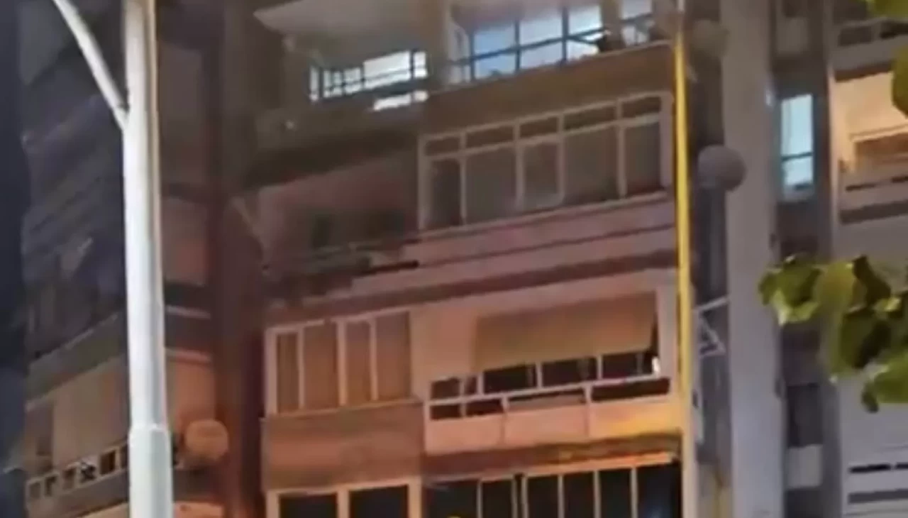 Bursa’da sitede yangın paniği