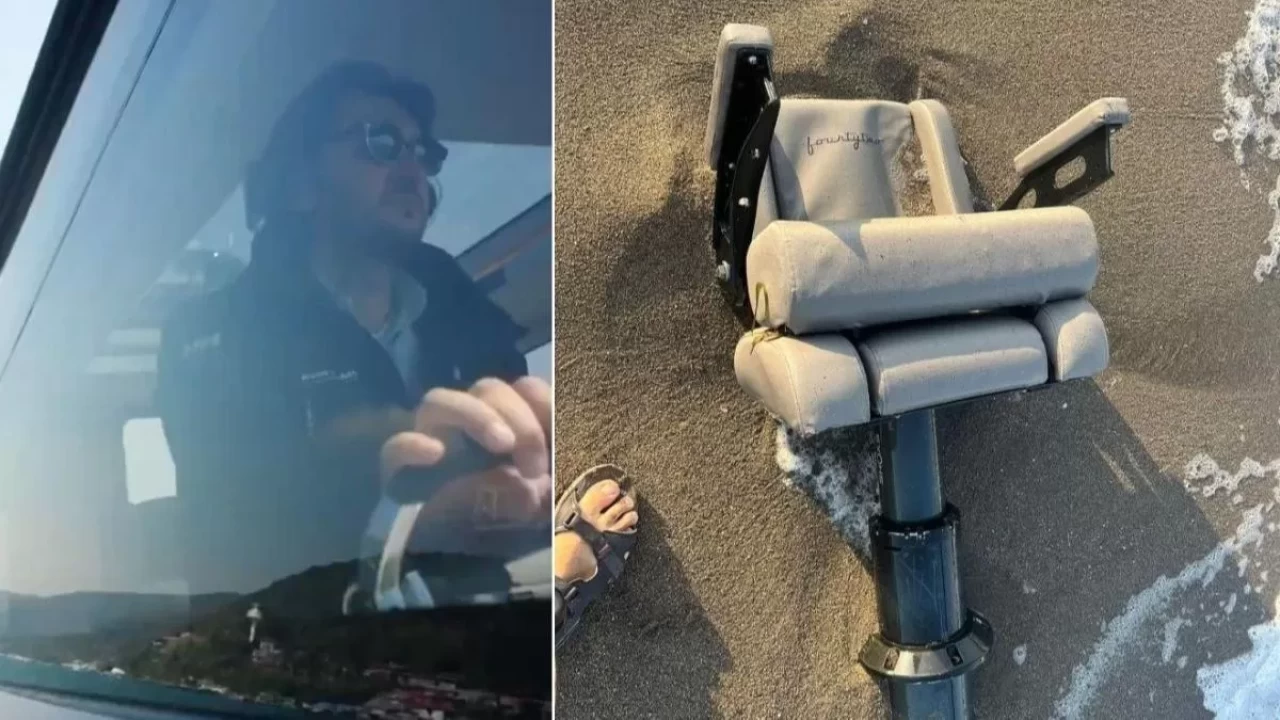 İş adamının parçalanan yatından şok iz: Parçalar sahile vurdu!