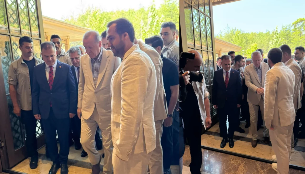 Cumhurbaşkanı Erdoğan Marmaris’te! Cuma namazını Okluk Millet Camii'nde kıldı