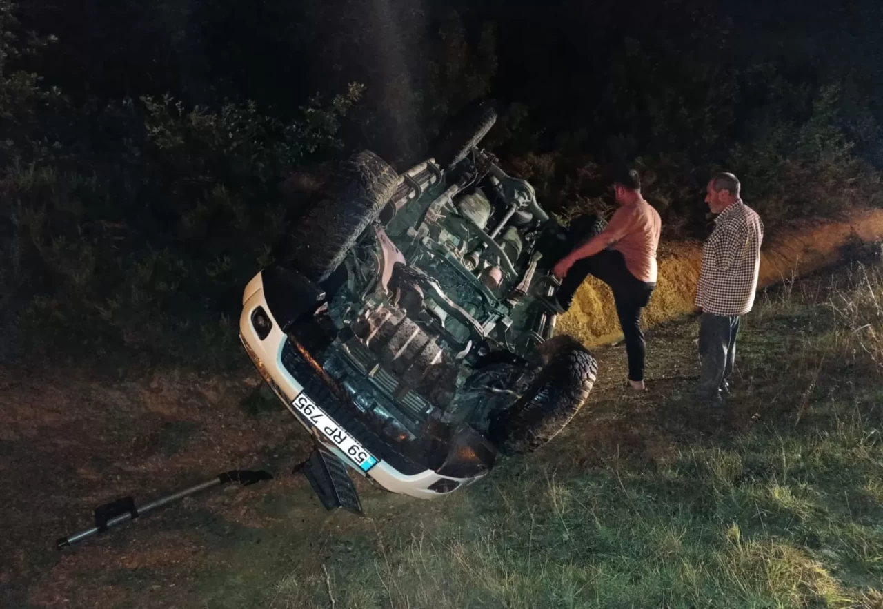 Sağanak yağış kazayı beraberinde getirdi: 2 yaralı