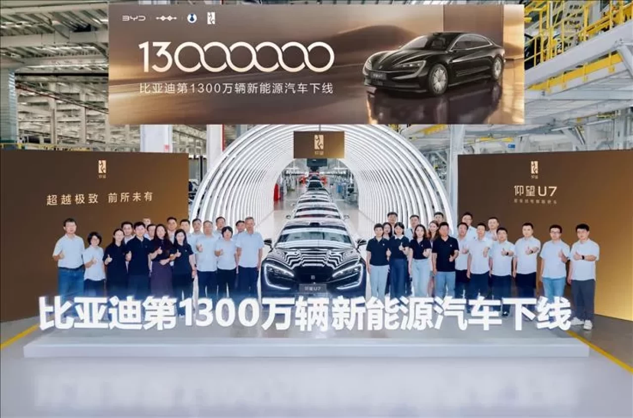 BYD, 13 milyonuncu yeni enerji aracını üretti