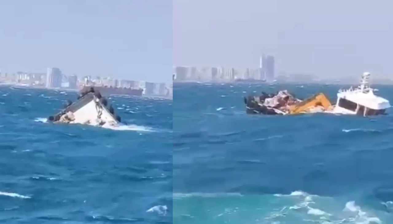 İstanbul’da kuvvetli fırtına gemiyi alabora etti