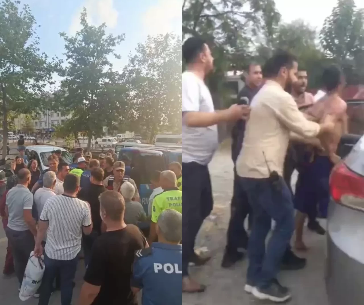 Polis ekiplerine taşla saldıran 9 kişi tutuklandı