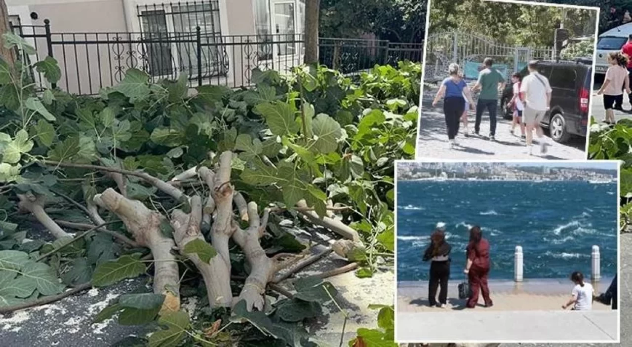 İstanbul’u fırtına vuruyor: AKOM’dan ‘Dışarı çıkmayın’ çağrısı