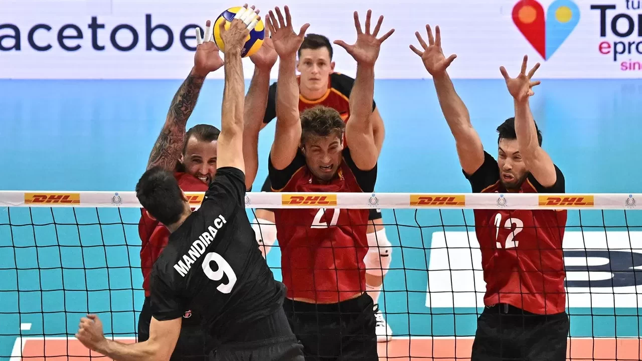 A Milli Erkek Voleybol Takımı, hazırlık maçında Almanya’yı 3-1 yendi