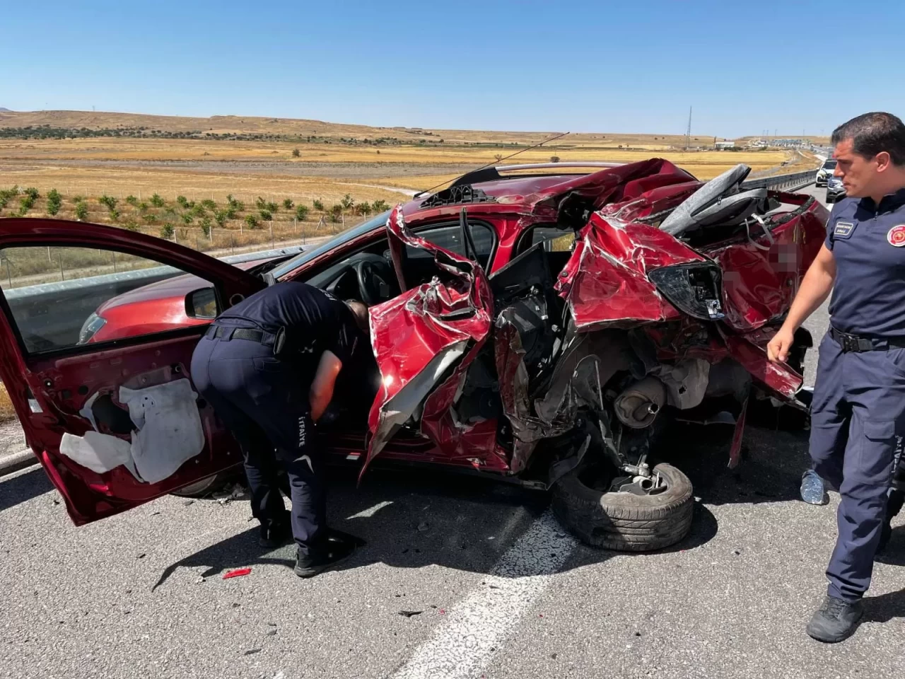 Ankara-Niğde Otoyolu'nda kaza: 1 ölü, 3 yaralı