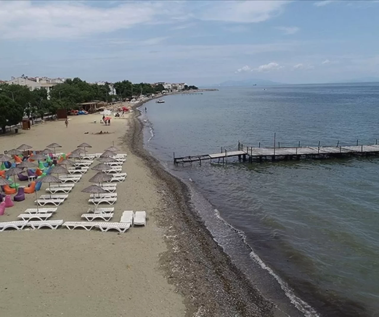Tekirdağ’da poyraz etkisini kaybetti, deniz ulaşımı normale döndü