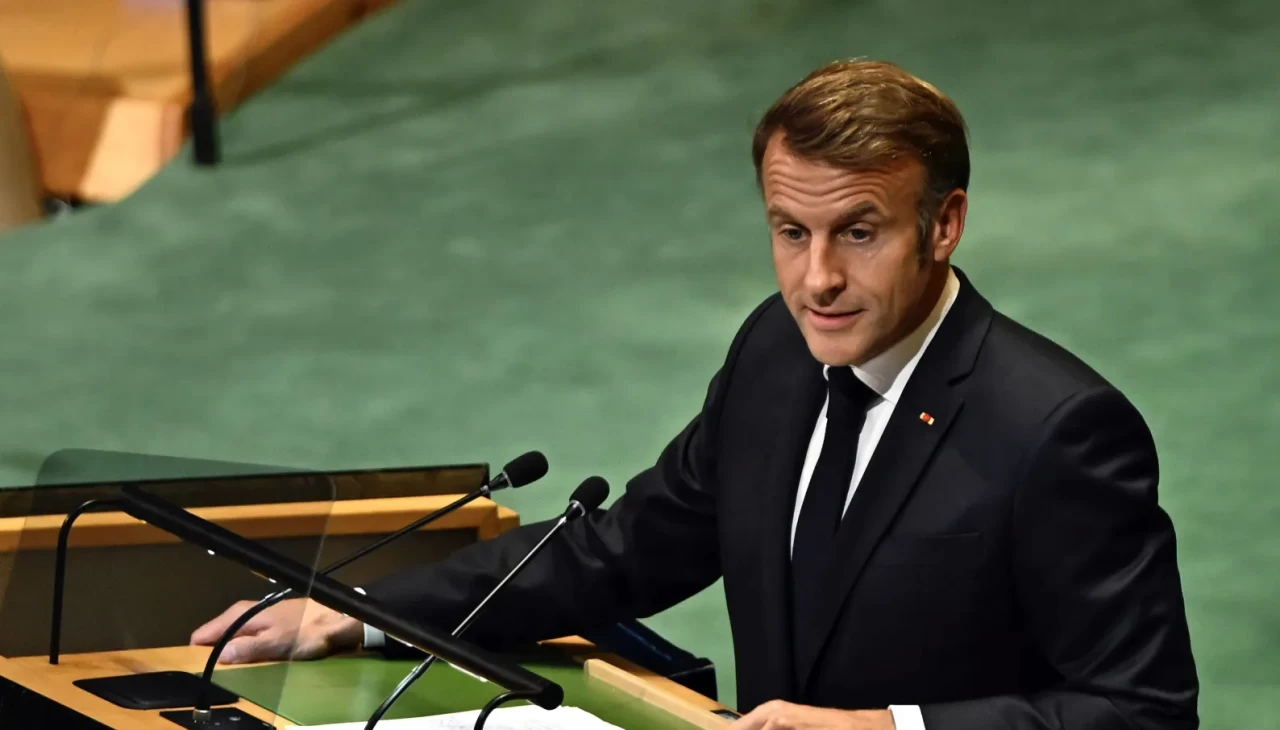 Macron'un Filistin'i devlet olarak tanımasının ardından BM salonunda alkışlar yükseldi