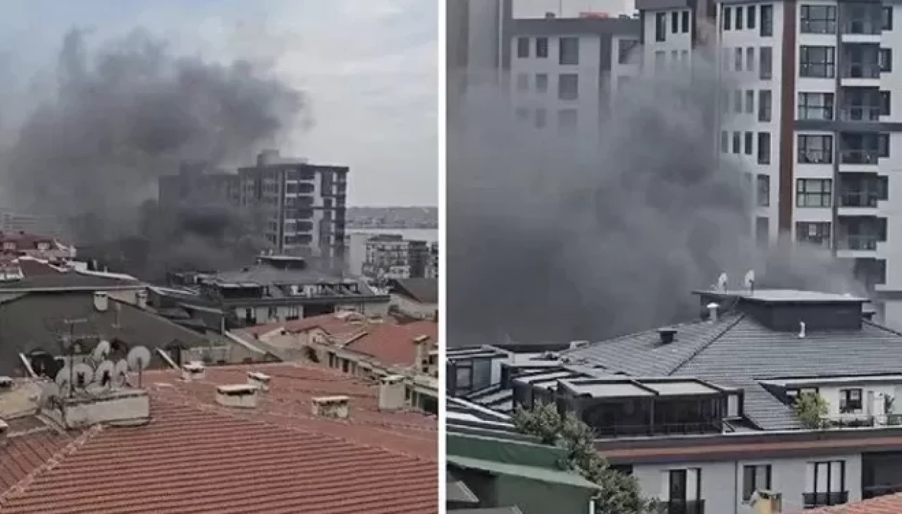 Küçükçekmece'de 5 katlı binada yangın: Mahsur kalanlar ve yaralılar var