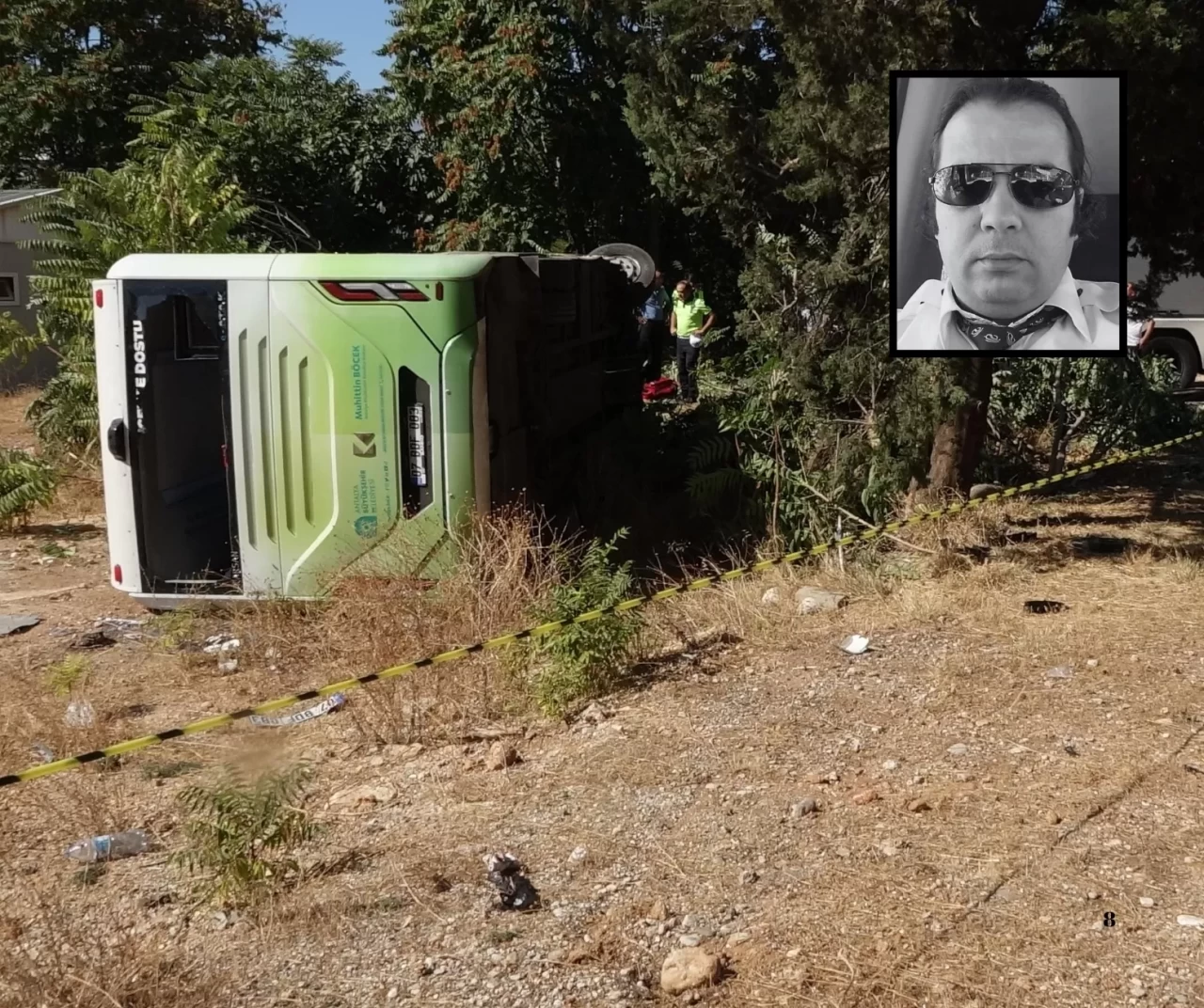 Antalya’da halk otobüsü devrildi: Şoför hayatını kaybetti, yolcu yaralı