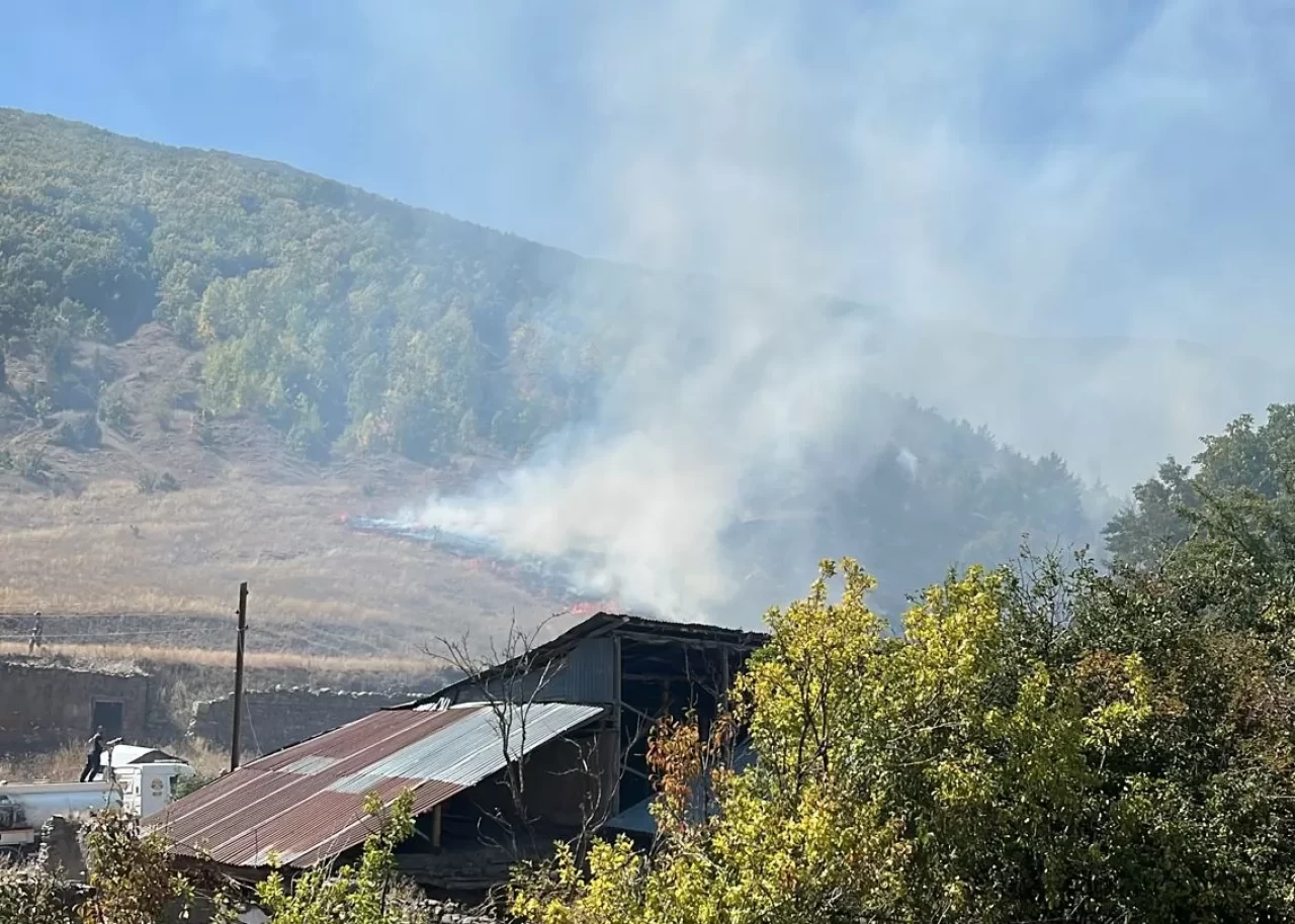 Gümüşhane'de çıkan orman yangını söndürüldü