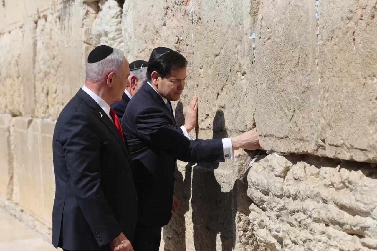 ABD Dışişleri Bakanı Rubio, Netanyahu ile Ağlama Duvarı'nda