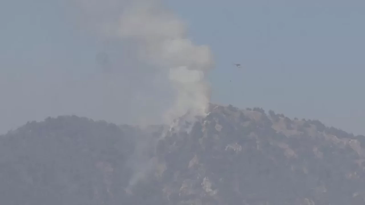 Denizli'de korkutan yangın! Alevlerle mücadele 4 gündür sürüyor