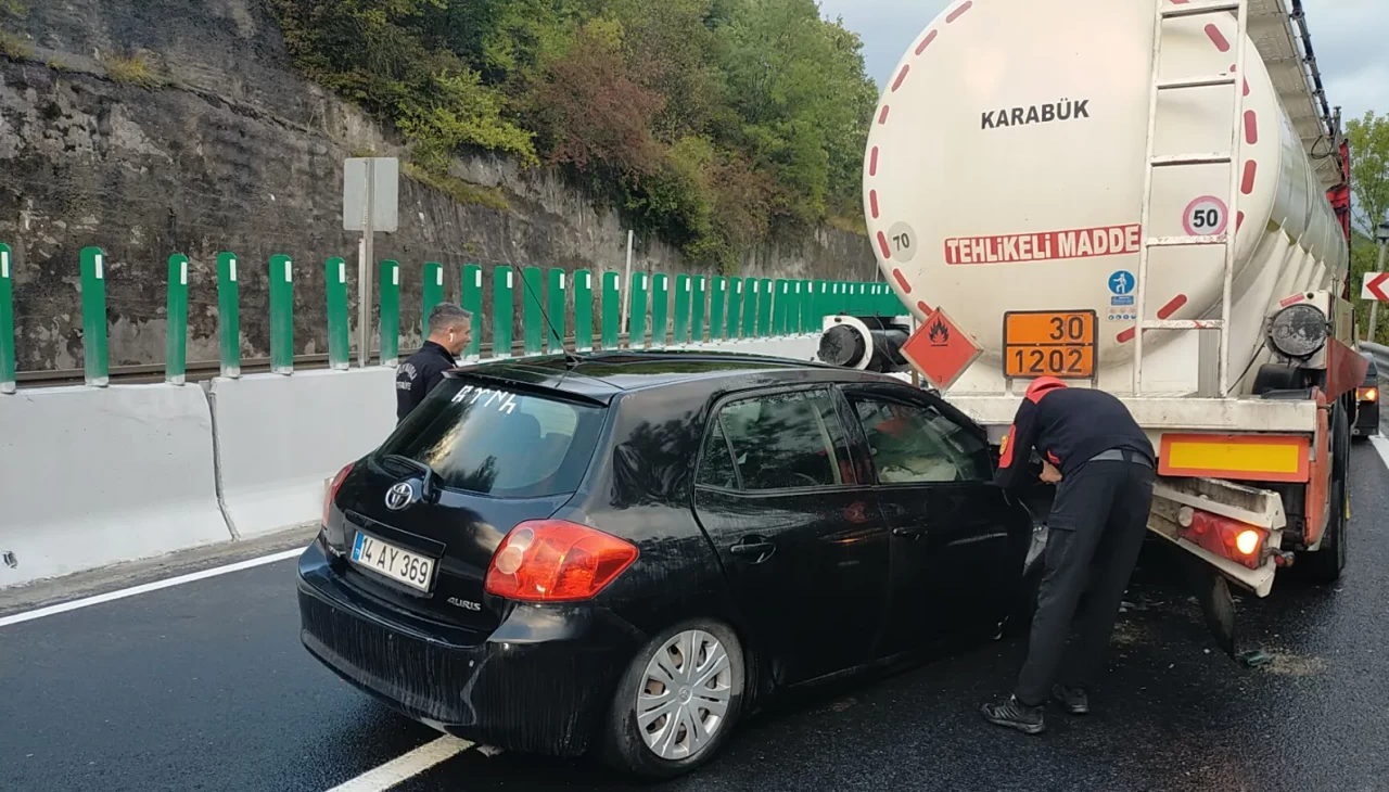 Bolu Dağı'nda zincirleme kaza! 1 kişi ağır yaralandı
