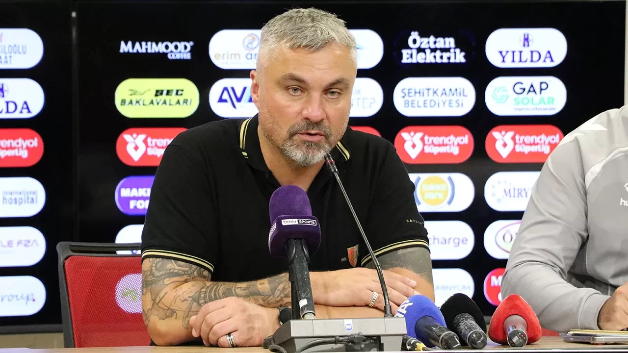 Samsunspor Teknik Direktörü Thomas Reis: "Bir insanın vermiş olduğu kararlar yüzünden bugün 2 puanımız çalındı"