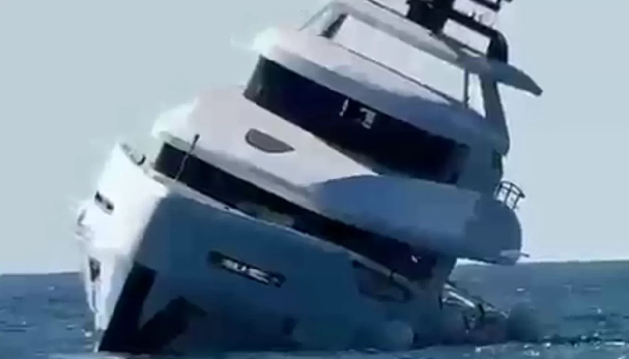 Zonguldak’ta sahibine teslim edilen yat 15 dakika sonra battı!