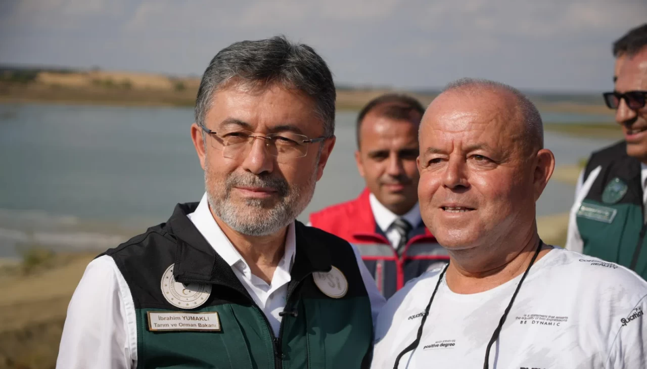 Bakan Yumaklı, Edirne'de Çakmak Barajı İletim Hattı'nın açılışını yaptı