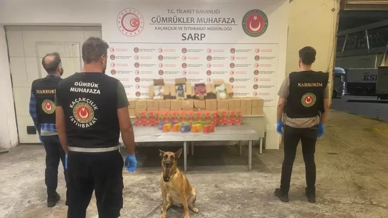 Sarp Gümrük Kapısı ve İstanbul’da dev operasyon! 601 kilo uyuşturucu ele geçirildi