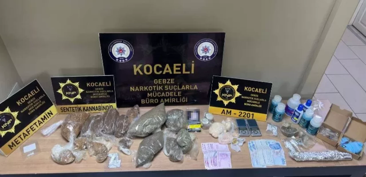 Kocaeli'deki narkotik operasyonunda 8 kişi gözaltına alındı