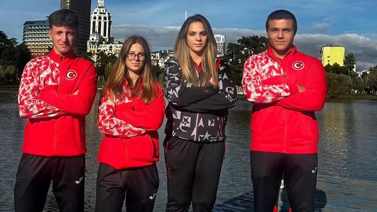 Milli kanocu Cemre Güzel, Batum’da gümüş madalya kazandı