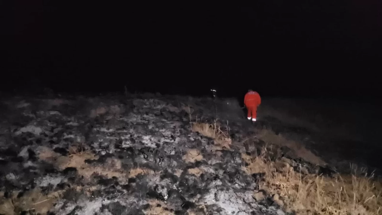 Çorum'da arazide çıkan yangın ormana sıçradı