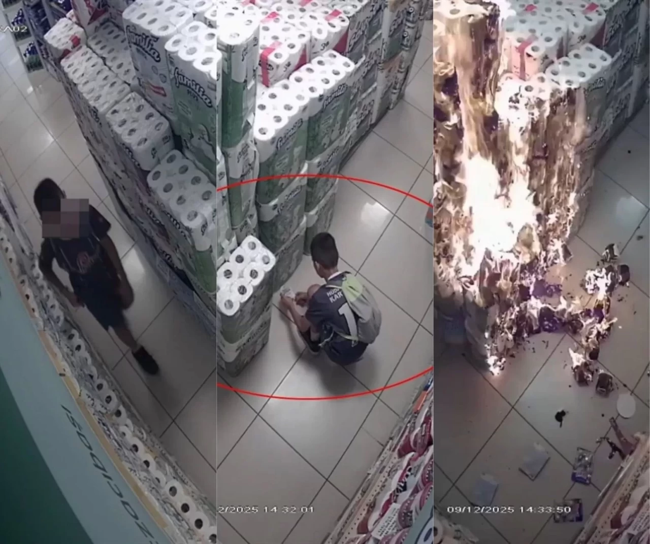 Bursa’da zincir markette yangın çıkaran 10 yaşındaki çocuk yurda yerleştirildi