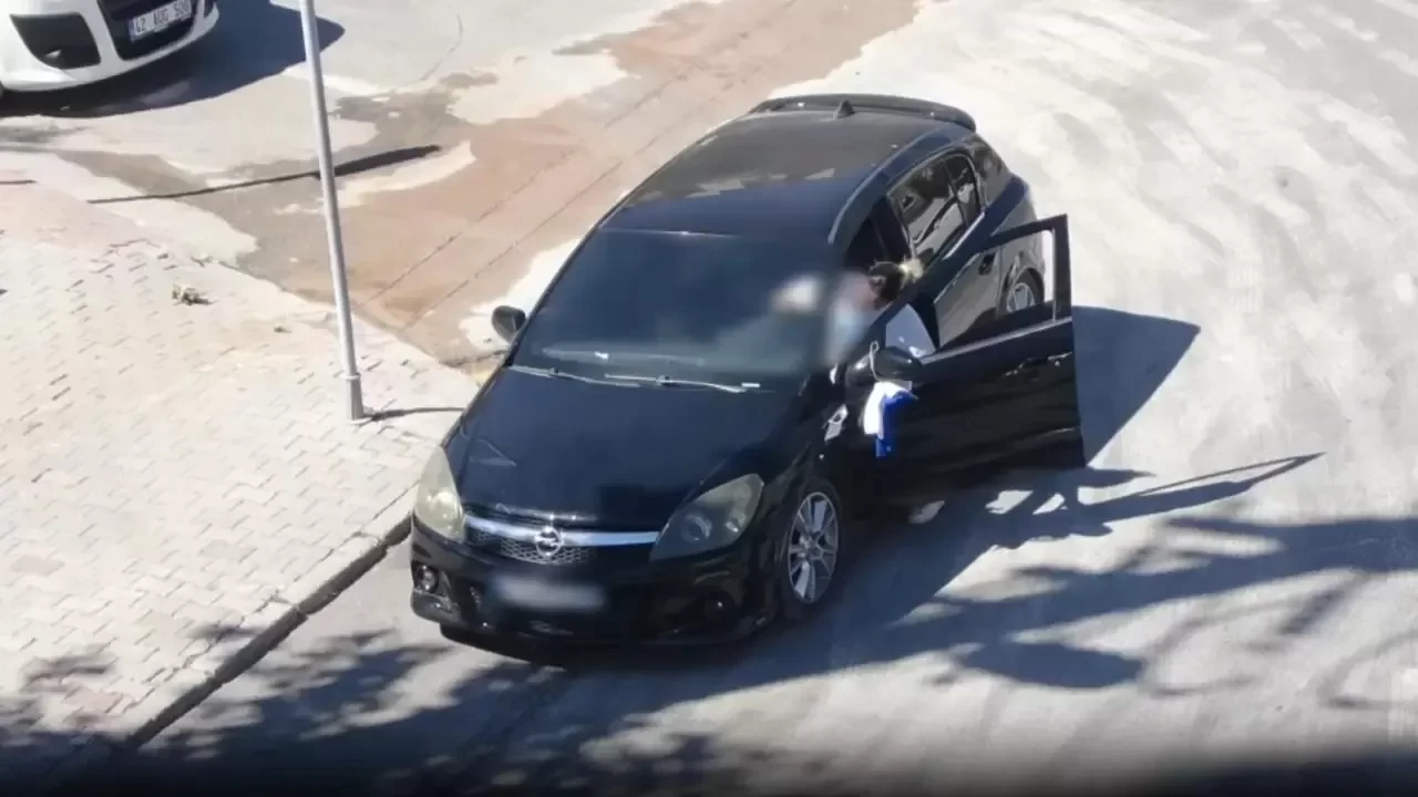 Ehliyetsiz sürücü eşiyle yer değiştirdi: Drone ile yakalandı!