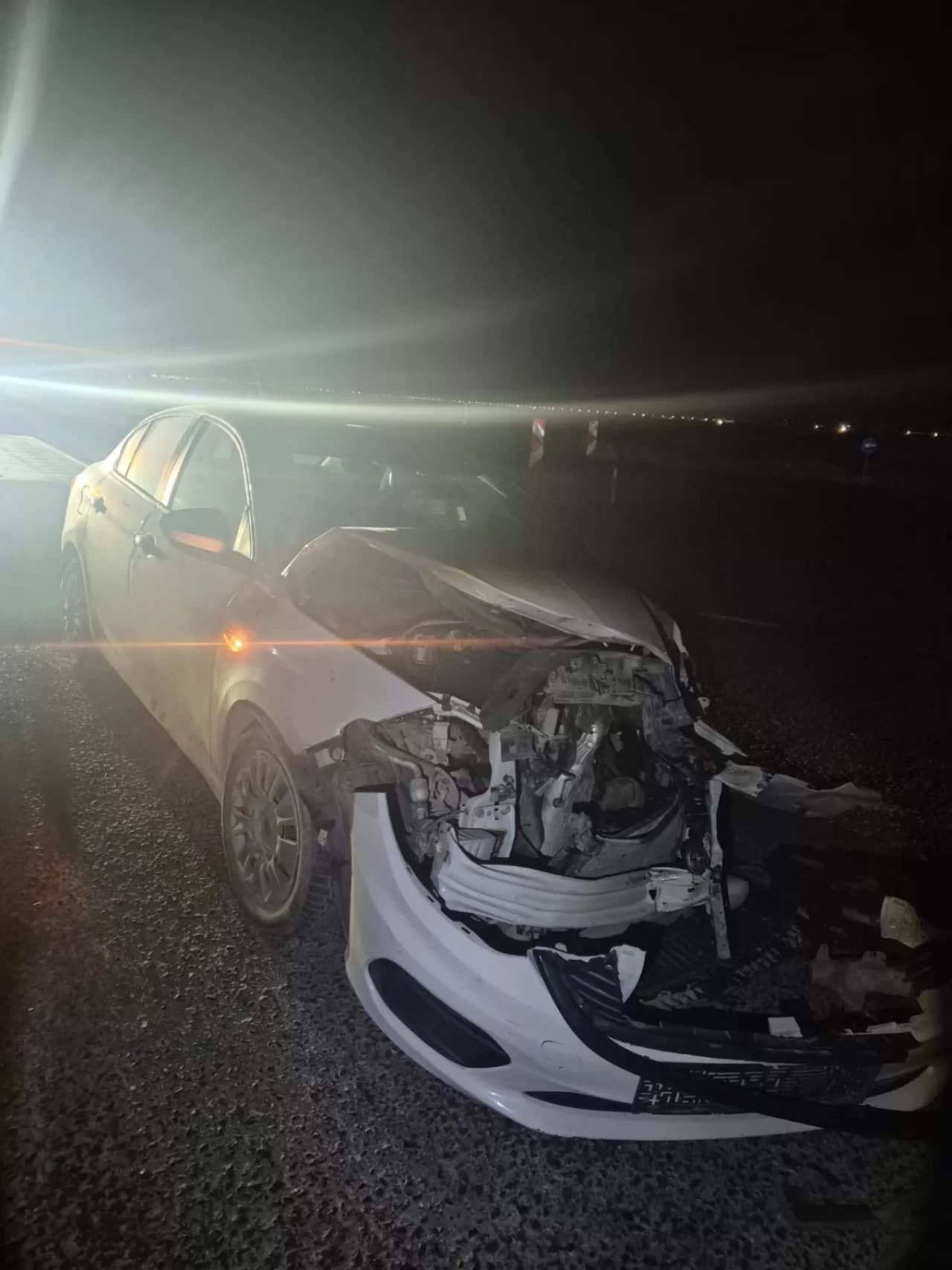 Konya'da midibüs ile otomobil çarpıştı: 1 yaralı