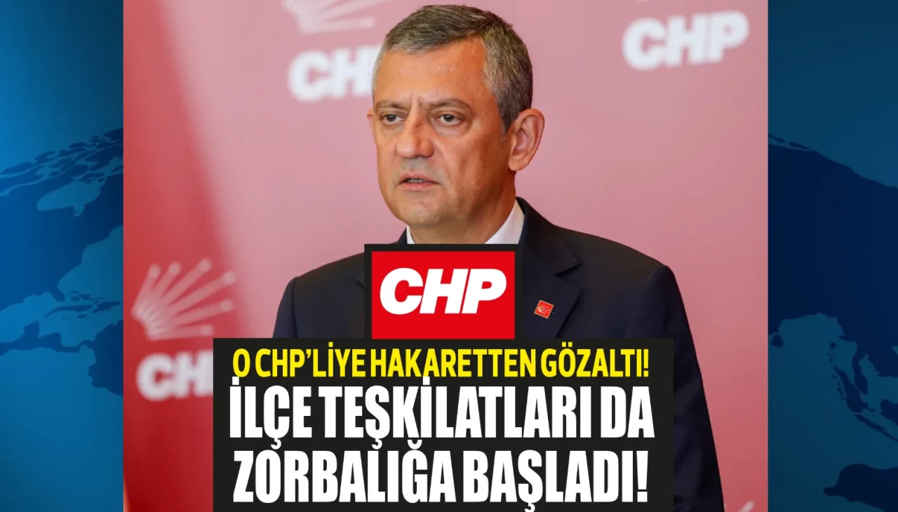 CHP; zorba tavrını bir kez daha ispatladı! Hakaret eden CHP'liye gözaltı!