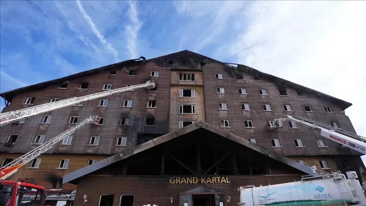 Kartalkaya'daki otel yangını davasına yarın devam edilecek