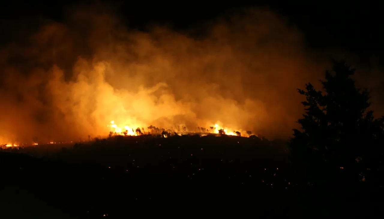 Bursa'da orman yangını! 40 arazöz ve 295 personelle müdahale sürüyor