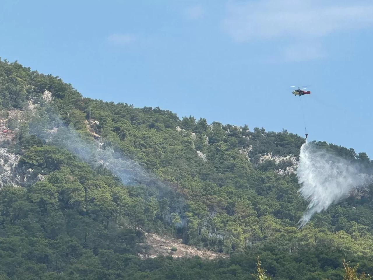 Antalya'da çıkan orman yangını kontrol altına alındı