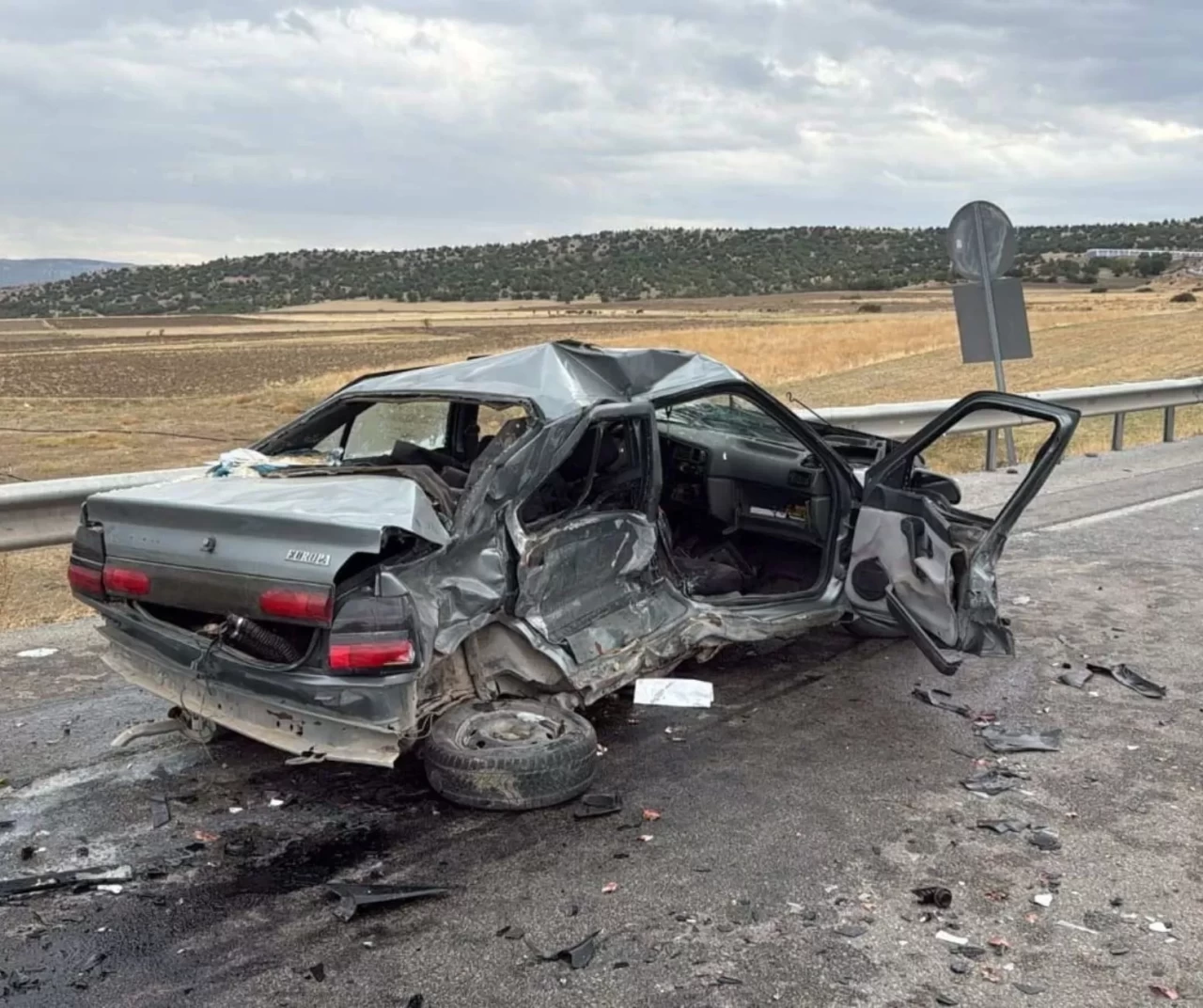 Yozgat’ta feci kaza: 1 ölü, 3 yaralı